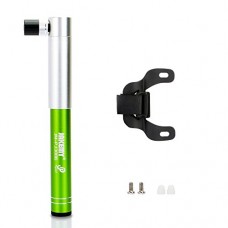 Jakemy Mini Portable Bike Pump  Presta and Schrader Valve  High Pressure  Compact and Light 300PSI Bicycle Tire Pump with Mount Kit for Road  Mountain and BMX Bikes  - B01MDKKZDV